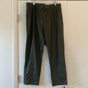 NWT! Loft pull on slip pants in faux leather
